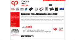 Desktop Screenshot of codespromedia.com